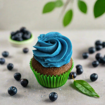 Petal Vegan Blueberry Cupcake