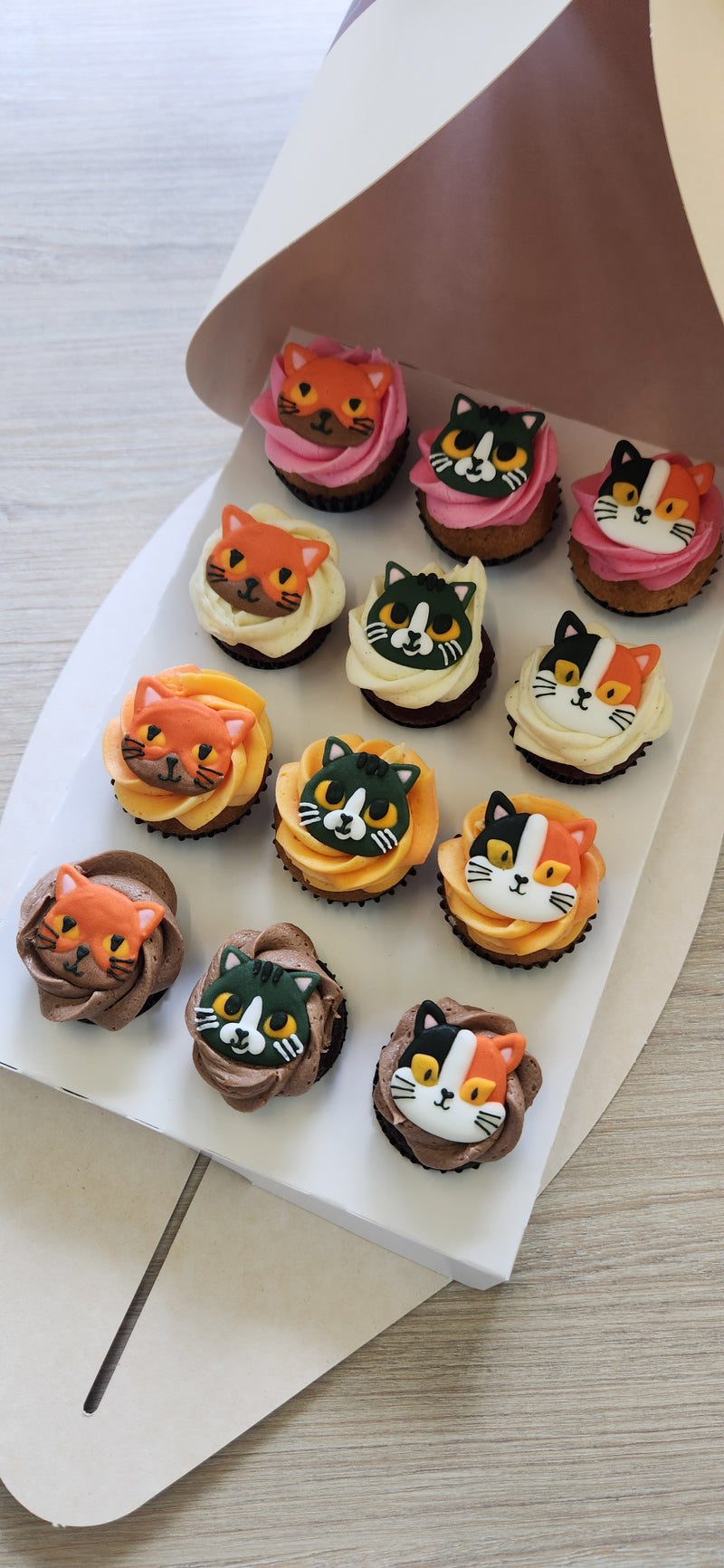 Cat Themed Cupcakes
