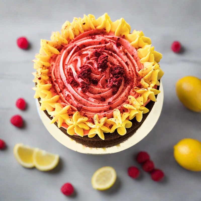 Lemon and Raspberry Cake