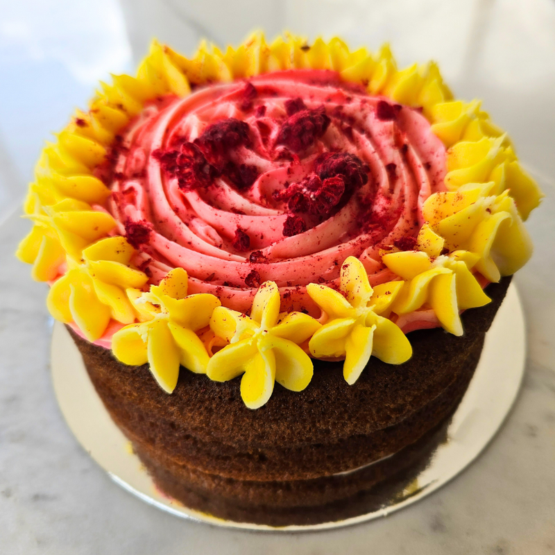 Lemon and Raspberry Cake