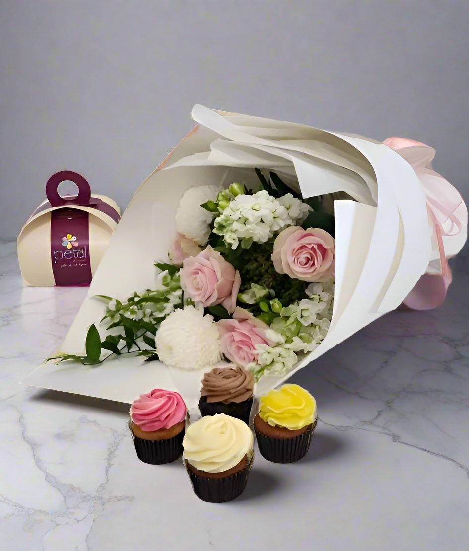 Flowers and Cupcakes