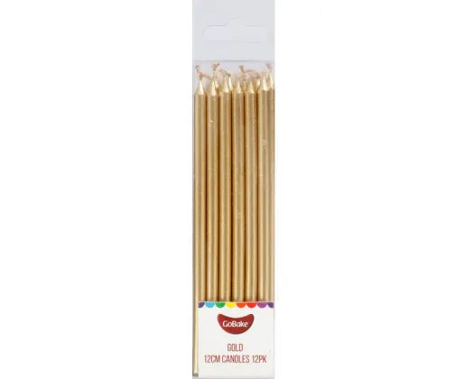 Gold Candles - 12 Pack