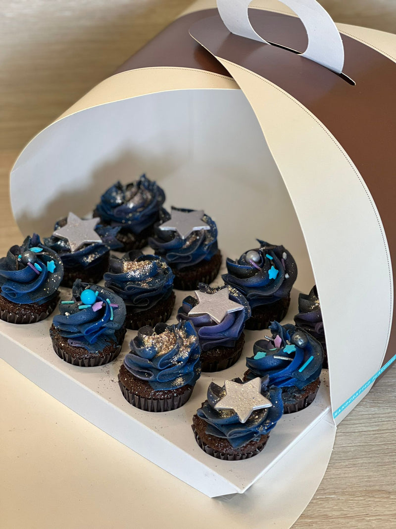 Matariki Star & Galaxy Themed Cupcakes