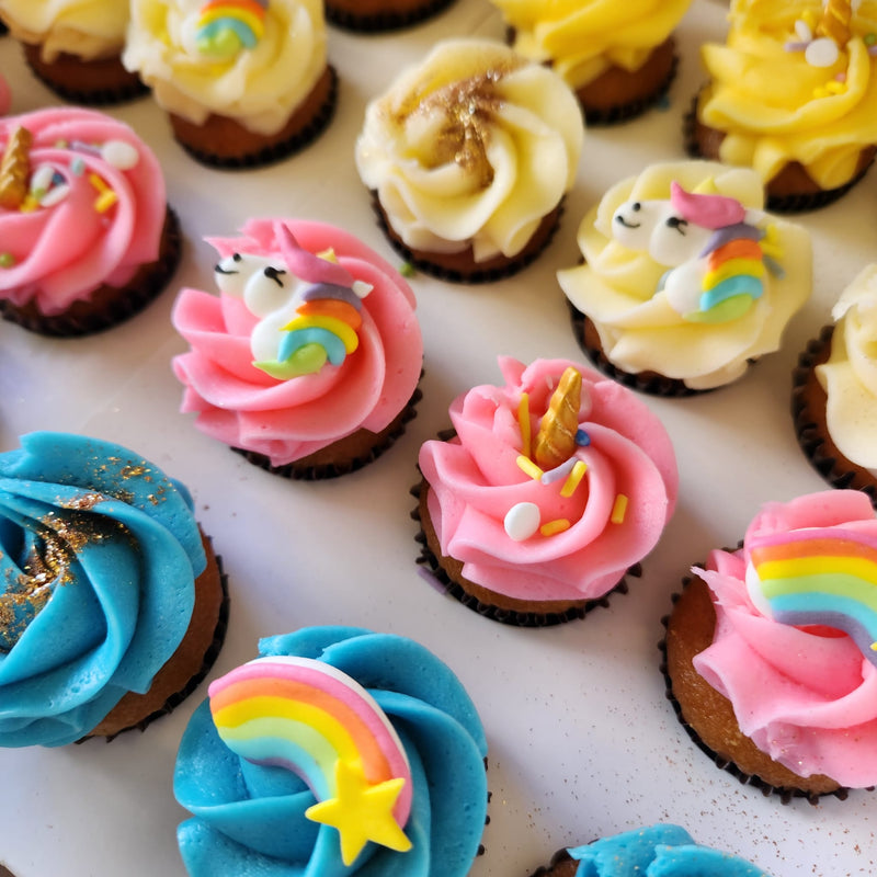Unicorn Themed Cupcake
