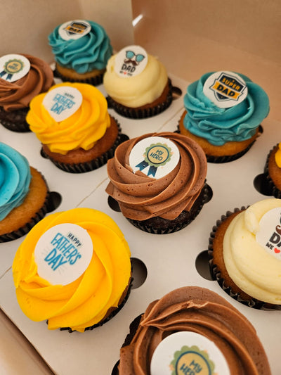 Father's Day  Cupcake Gift Boxes