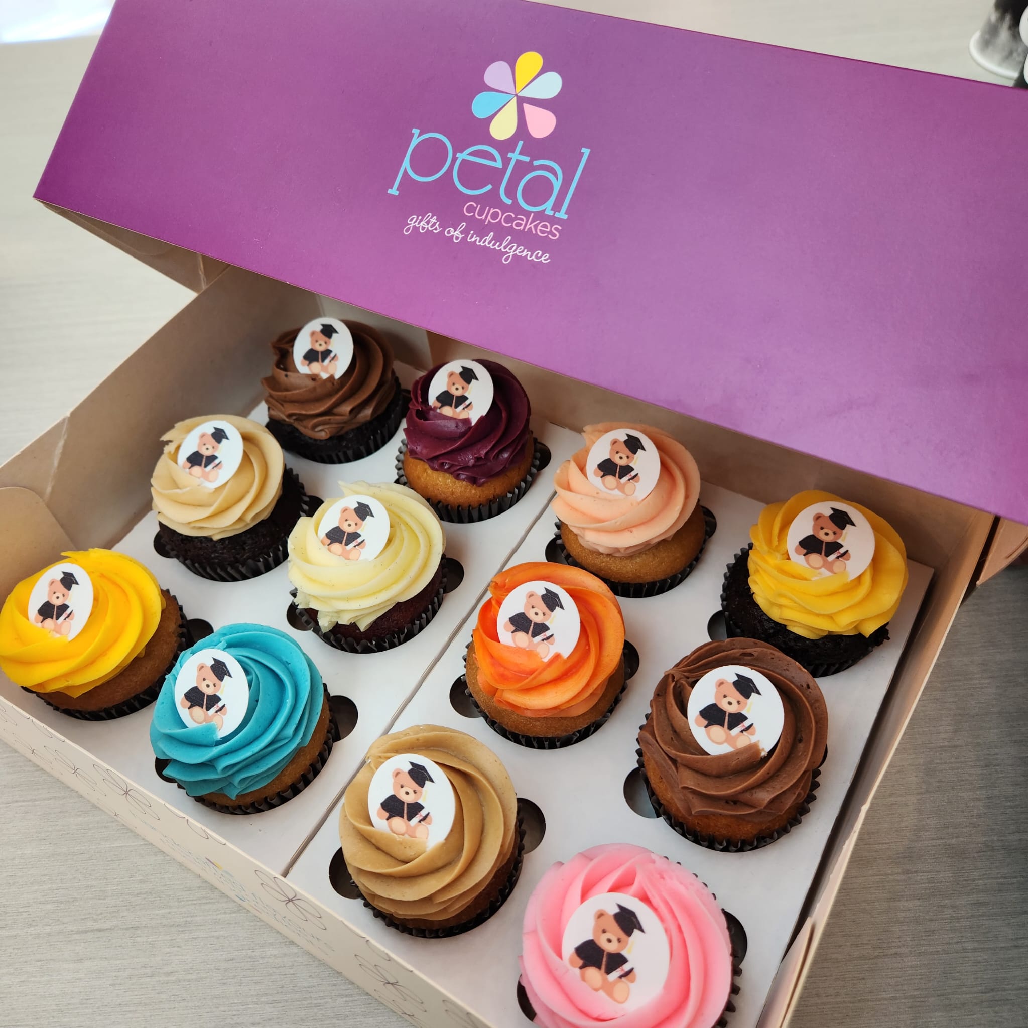 Graduation Themed Cupcakes – Petal Cupcakes