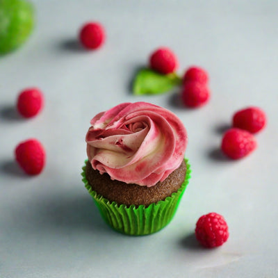 Petal Vegan Raspberry Cupcake