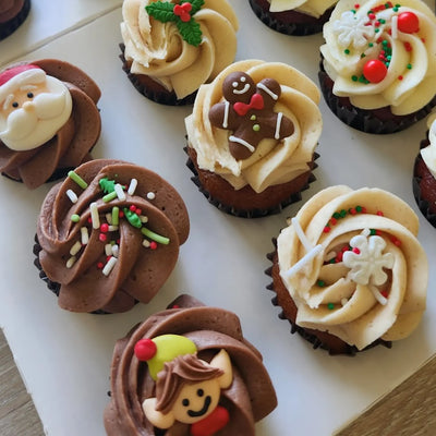 Christmas Mini Cupcakes