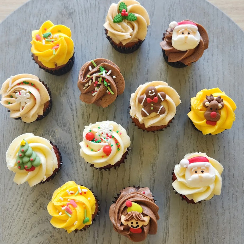 Christmas Mini Cupcakes