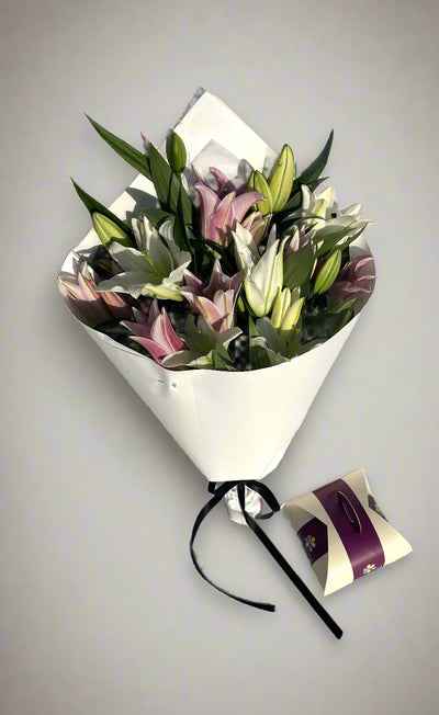 Mixed Coloured Lilies Auckland Flower Delivery