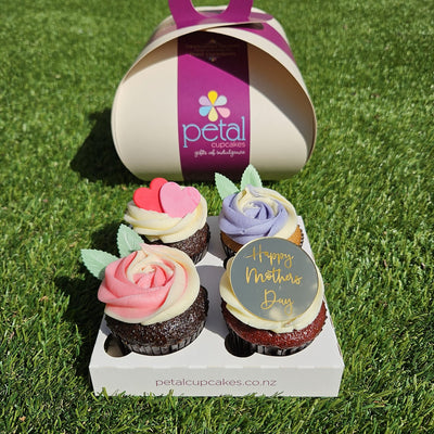 Box of 4 Mothers Day Cupcakes