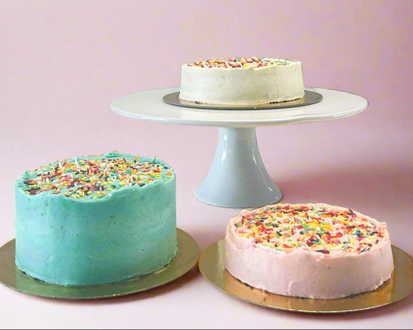 Rainbow Sprinkles Cake – Petal Cupcakes