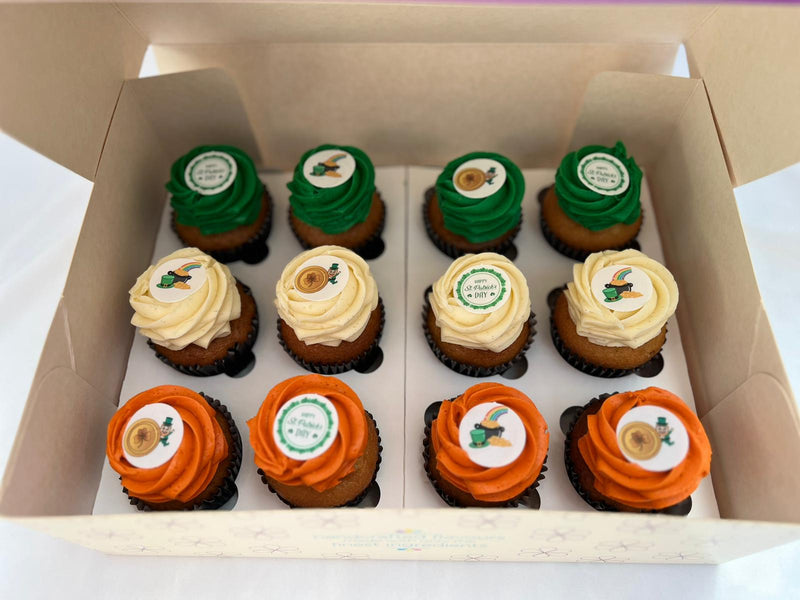 St. Patricks Day Collection Cupcakes - 12 Cupcakes
