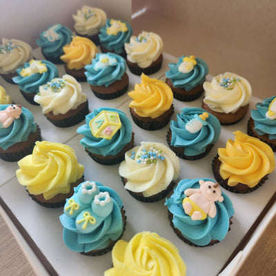 It's a Boy! -  24 Mini Cupcakes