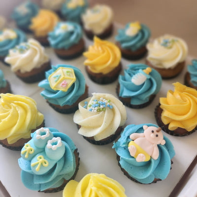 It's a Boy! -  24 Mini Cupcakes