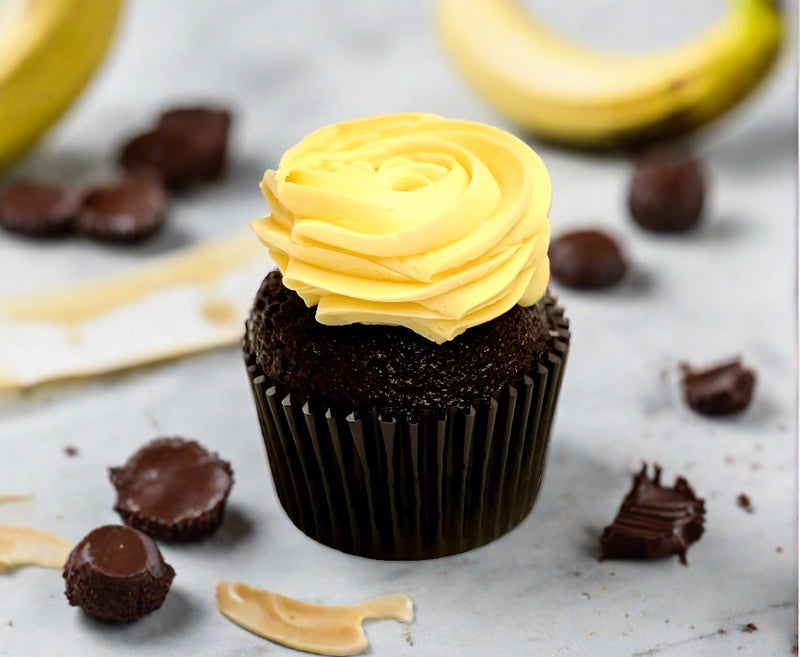 Chocolate and Banana Cupcakes