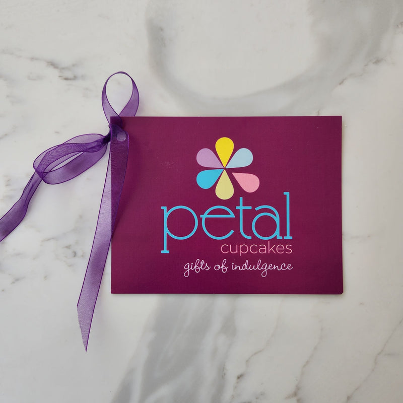 Card with Message - Petal Cupcakes