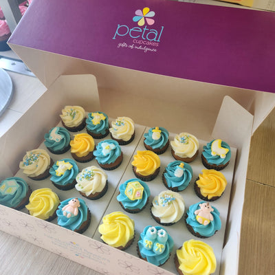 It's a Boy! -  24 Mini Cupcakes